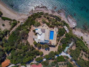 Black Diamond Beachfront Pool Villa Pasithea in Sounio, Athens